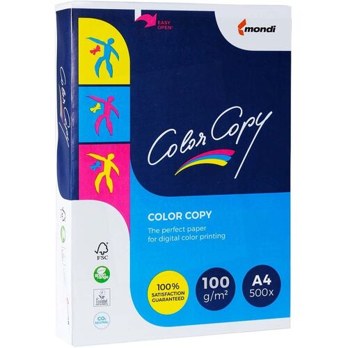 500 Blatt mondi Laserpapier 'Color Copy' 100 g/m², DIN A4
