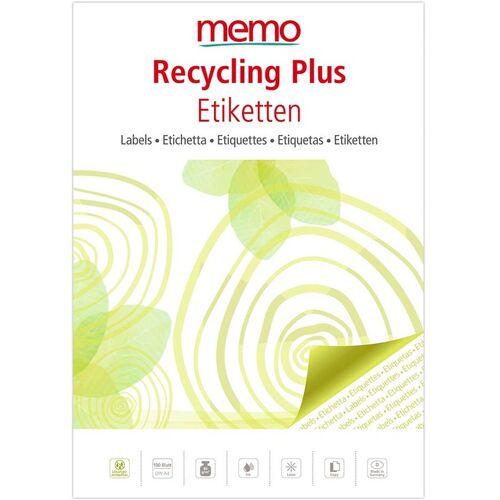 memo-Etiketten 64,6 x 33,8 mm, 2.400 Stk.