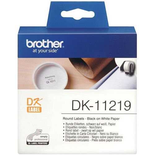 Brother Universaletiketten "DK-11219" Ø 12 mm