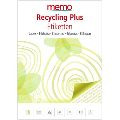 memo-Etiketten 52,5 x 29,7 mm, 4.000 Stk. memo-Etiketten 52,5 x 29,7 mm, 4.000 Stk.