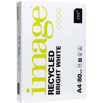 Antalis 500 Blatt Recycling Kopierpapier "Image Recycled Bright White" DIN A4, 80 g/m² Antalis 500 Blatt Recycling Kopierpapier "Image Recycled Bright White" DIN A4, 80 g/m²
