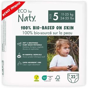 ECO by Naty Windel, Gr. 5 (11-25 kg), aus FSC-zertifiziertem Zellstoff, 22 Stk. ECO by Naty Windel, Gr. 5 (11-25 kg), aus FSC-zertifiziertem Zellstoff, 22 Stk.