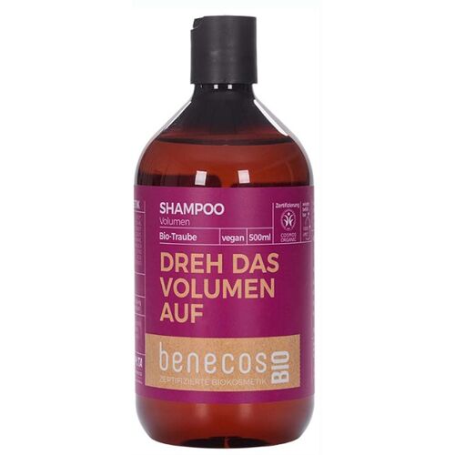 benecos Bio-Shampoo "Volumen" mit Bio-Traube, 500 ml