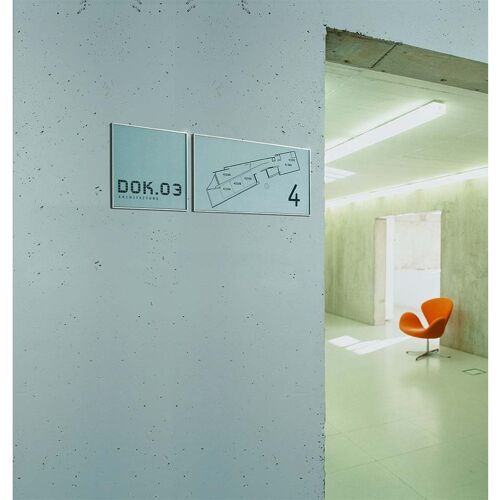 SignSystems Infotafel "NewAge" 30,2 x 42,5 cm