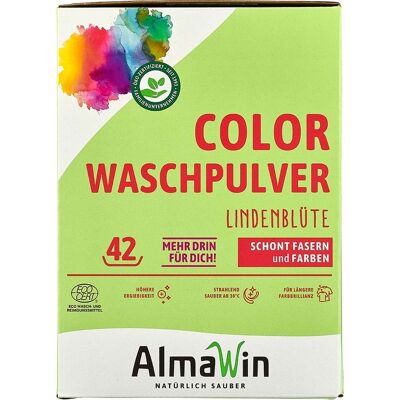 AlmaWin Color-Waschpulver "Lindenblüte" Karton, 2 kg AlmaWin Color-Waschpulver "Lindenblüte" Karton, 2 kg
