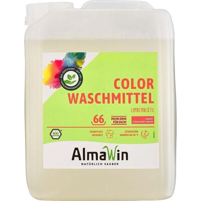 AlmaWin Color-Flüssigwaschmittel "Lindenblüte" Kanister, 5 l AlmaWin Color-Flüssigwaschmittel "Lindenblüte" Kanister, 5 l