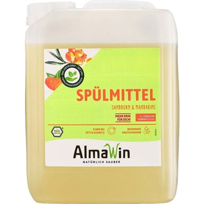 AlmaWin Spülmittel "Sanddorn & Mandarine" Kanister, 5 l, Nachfüllung AlmaWin Spülmittel "Sanddorn & Mandarine" Kanister, 5 l, Nachfüllung