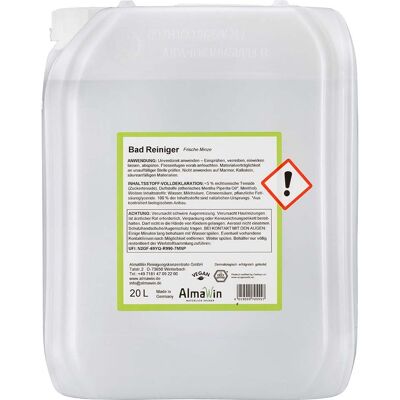 AlmaWin Badreiniger "Frische Minze", Kanister, 20 l AlmaWin Badreiniger "Frische Minze", Kanister, 20 l