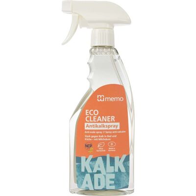 memo Antikalk-Spray "ECO CLEANER" mit recyceltem Sprühkopf, 500 ml memo Antikalk-Spray "ECO CLEANER" mit recyceltem Sprühkopf, 500 ml