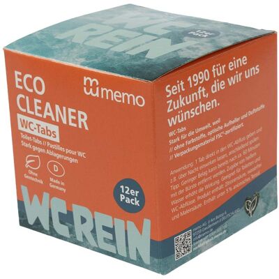 memo WC-Tabs "ECO CLEANER", 12 Stk. memo WC-Tabs "ECO CLEANER", 12 Stk.