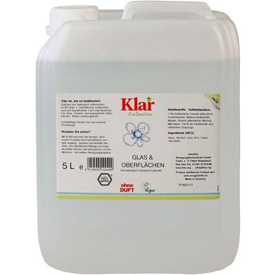 Klar Glas-& Oberflächenreiniger "EcoSensitive" 5 l Klar Glas-& Oberflächenreiniger "EcoSensitive" 5 l