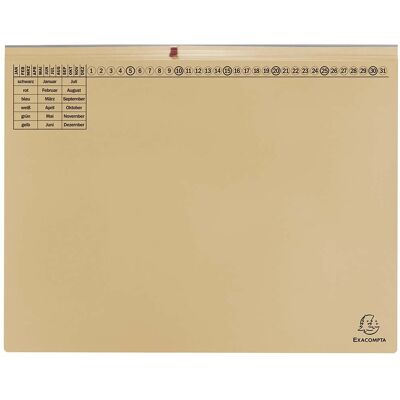 25 Exacompta Hängehefter "Exaflex Premium", mit 2 Abheftvor. für Linksheftung, elfenbein 25 Exacompta Hängehefter "Exaflex Premium", mit 2 Abheftvor. für Linksheftung, elfenbein