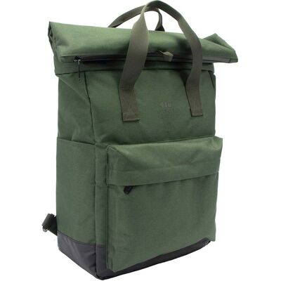 Fahrradrucksack "Basic" 18 l, recycling PET, Fach für 15" Laptop, schwarz-grün Fahrradrucksack "Basic" 18 l, recycling PET, Fach für 15" Laptop, schwarz-grün