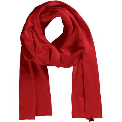 Neutral Schal aus Bio-Baumwolle, red Neutral Schal aus Bio-Baumwolle, red
