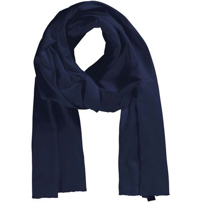 Neutral Schal aus Bio-Baumwolle, navy Neutral Schal aus Bio-Baumwolle, navy