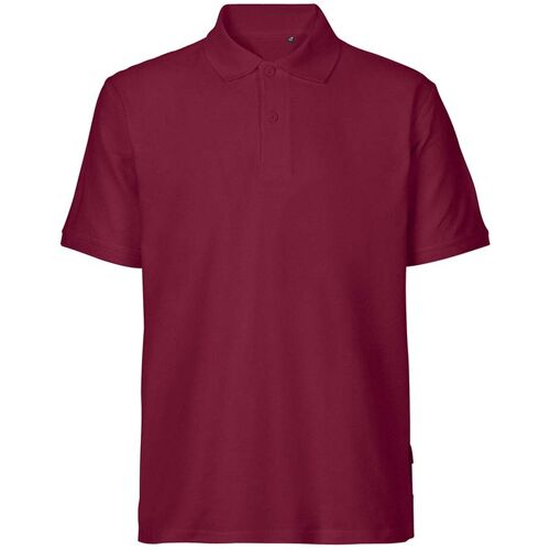 Neutral Bio-Herren-Poloshirt, 235 g/m² bordeaux, Gr. M