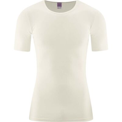 Living Crafts Bio-Herren-T-Shirt "JACOB" mit Rundhalsausschnitt, natural, Gr. L Living Crafts Bio-Herren-T-Shirt "JACOB" mit Rundhalsausschnitt, natural, Gr. L