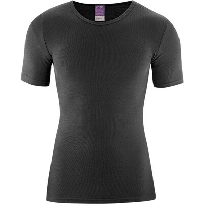 Living Crafts Bio-Herren-T-Shirt "JACOB" mit Rundhalsausschnitt, black, Gr. XL Living Crafts Bio-Herren-T-Shirt "JACOB" mit Rundhalsausschnitt, black, Gr. XL