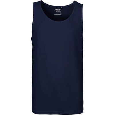 Neutral Bio-Herren-Tanktop mit Rundhalsausschnitt, navy, Gr. L Neutral Bio-Herren-Tanktop mit Rundhalsausschnitt, navy, Gr. L