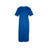MELA Bio-Damen-Kleid "LATIKA" mit Beinschlitz aus Jersey, vibrant blue, Gr. S