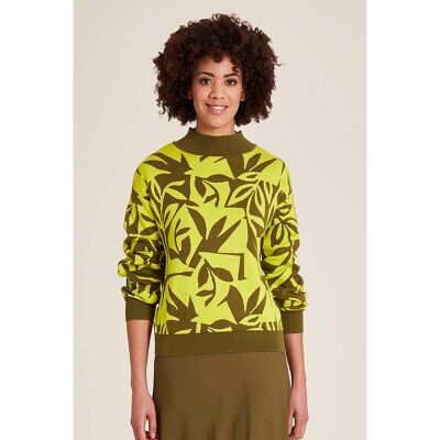 tranquillo Bio-Damen-Pullover mit dezentem Rollkragen, primrose, Gr. S tranquillo Bio-Damen-Pullover mit dezentem Rollkragen, primrose, Gr. S