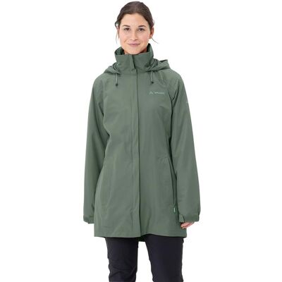 VAUDE Damen-Regen-Parka 'Escape' mit separatem Kragen, agave, Gr. 36 VAUDE Damen-Regen-Parka 'Escape' mit separatem Kragen, agave, Gr. 36