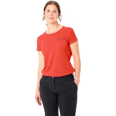 VAUDE Damen-T-Shirt "Essential" mit Rundhalsausschnitt, glowing red, Gr. 38 VAUDE Damen-T-Shirt "Essential" mit Rundhalsausschnitt, glowing red, Gr. 38