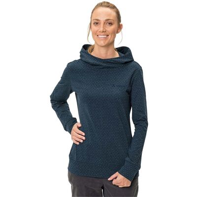 VAUDE Damen-Pullover "Tuenno" mit angeschnittener Kapuze, dark sea, Gr. 42 VAUDE Damen-Pullover "Tuenno" mit angeschnittener Kapuze, dark sea, Gr. 42