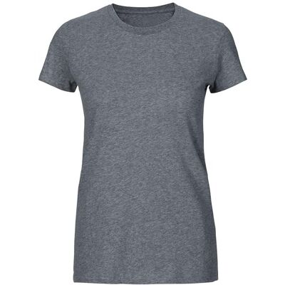 Neutral Bio-Damen-T-Shirt mit Rundhalsausschnitt dunkelgrau, Gr. M Neutral Bio-Damen-T-Shirt mit Rundhalsausschnitt dunkelgrau, Gr. M