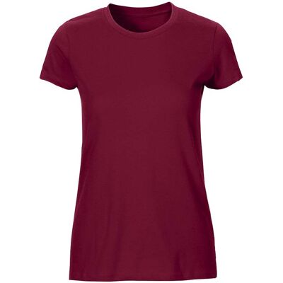 Neutral Bio-Damen-T-Shirt mit Rundhalsausschnitt bordeaux, Gr. XS Neutral Bio-Damen-T-Shirt mit Rundhalsausschnitt bordeaux, Gr. XS