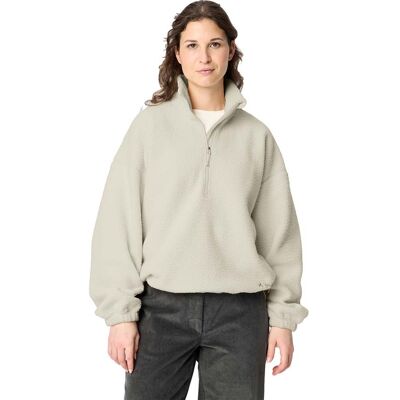 VAUDE Damen-Half-Zip-Fleece-Pullover "Najun", weitenregulierbarer Saum, ecru, Gr. 38 VAUDE Damen-Half-Zip-Fleece-Pullover "Najun", weitenregulierbarer Saum, ecru, Gr. 38