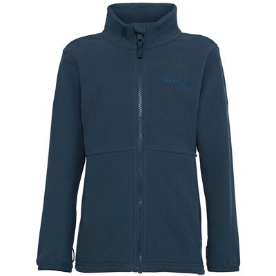 VAUDE Bio-Kinder-Fleecejacke "Pulex II" mit Kinnschutz, dark sea, Gr. 98 VAUDE Bio-Kinder-Fleecejacke "Pulex II" mit Kinnschutz, dark sea, Gr. 98