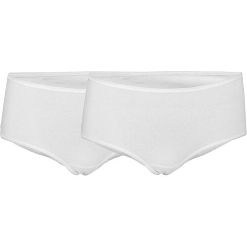 Living Crafts 2er-Pack Bio-Damen-Panty 'TANDY' mit Spitze, offwhite, Gr. M