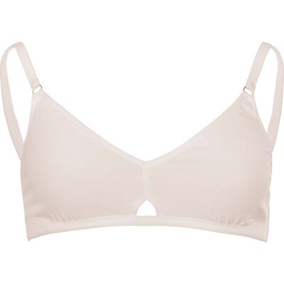 Living Crafts Bio-Damen-Bustier "AMARILLA" ohne Polster & Bügel, powder, Gr. L Living Crafts Bio-Damen-Bustier "AMARILLA" ohne Polster & Bügel, powder, Gr. L