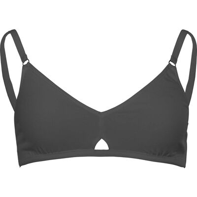 Living Crafts Bio-Damen-Bustier "AMARILLA" ohne Polster & Bügel, black, Gr. L Living Crafts Bio-Damen-Bustier "AMARILLA" ohne Polster & Bügel, black, Gr. L