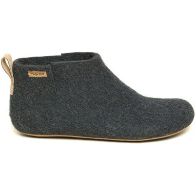 Magicfelt Hausschuhe "743" graphit, Gr. 46 Magicfelt Hausschuhe "743" graphit, Gr. 46