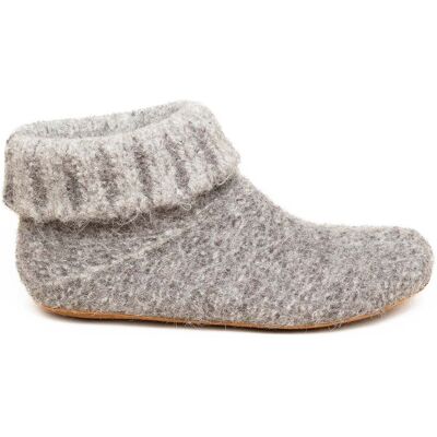 Gottstein Hausschuhe "Knit Boot Alpaka" grey, Gr. 36 Gottstein Hausschuhe "Knit Boot Alpaka" grey, Gr. 36