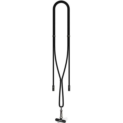 Aqiila Lanyard mit Ladekabel USB-C auf Lightning, schwarz