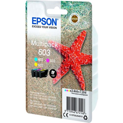Epson 3er Set Tintenpatronen 603 cyan, magenta, gelb