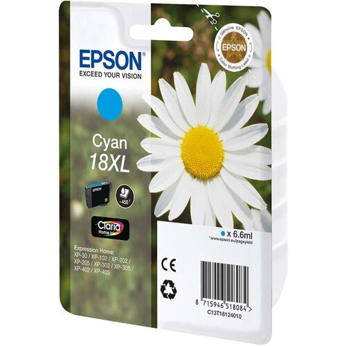 Epson Tintenpatrone 18 XL cyan