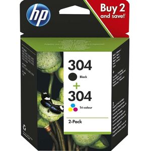 Hewlett Packard HP 2er Set Druckköpfe 304 schwarz, color