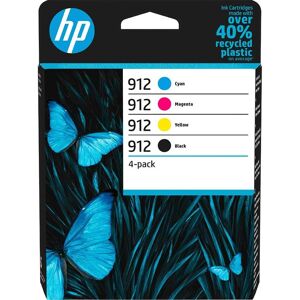 Hewlett Packard HP 4er Set Tintenpatronen 912 schwarz, cyan, magenta, gelb