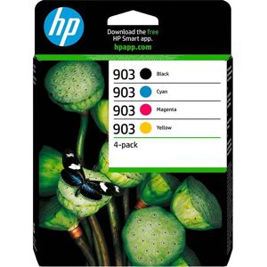 Hewlett Packard HP 4er Set Tintenpatronen 903 schwarz, cyan, magenta, gelb