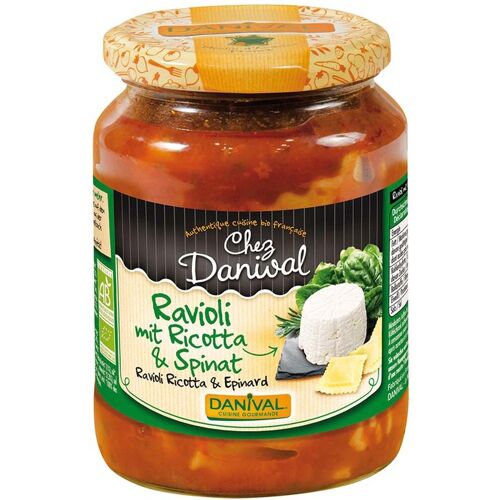 " DANIVAL Bio-Ravioli Ricotta Spinat, 670 g
