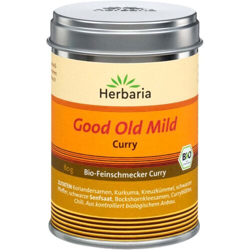 Herbaria Bio-Gewürzmischung "Good Old Mild" Curry, 80 g