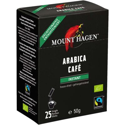 Mount Hagen Bio-Instantkaffee, in Portionsbeutel, entkoffeiniert, 25 x 2 g Mount Hagen Bio-Instantkaffee, in Portionsbeutel, entkoffeiniert, 25 x 2 g