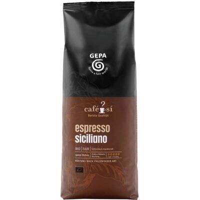 GEPA Bio-Espresso 'Café Si' SICILIANO, ganze Bohnen, 1 kg GEPA Bio-Espresso 'Café Si' SICILIANO, ganze Bohnen, 1 kg