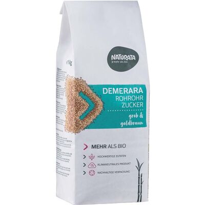 NATURATA Bio-Rohrohrzucker "Demerara" grob & goldbraun, 1 kg NATURATA Bio-Rohrohrzucker "Demerara" grob & goldbraun, 1 kg