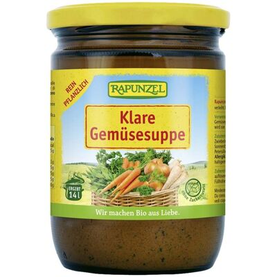 RAPUNZEL Klare Bio-Gemüsesuppe, mit Bio-Hefe, 250 g RAPUNZEL Klare Bio-Gemüsesuppe, mit Bio-Hefe, 250 g