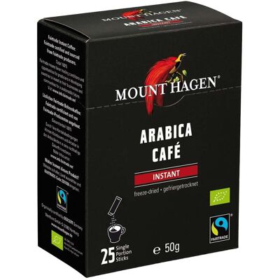 Mount Hagen Bio-Instantkaffee, in Portionsbeutel, 25 x 2 g Mount Hagen Bio-Instantkaffee, in Portionsbeutel, 25 x 2 g